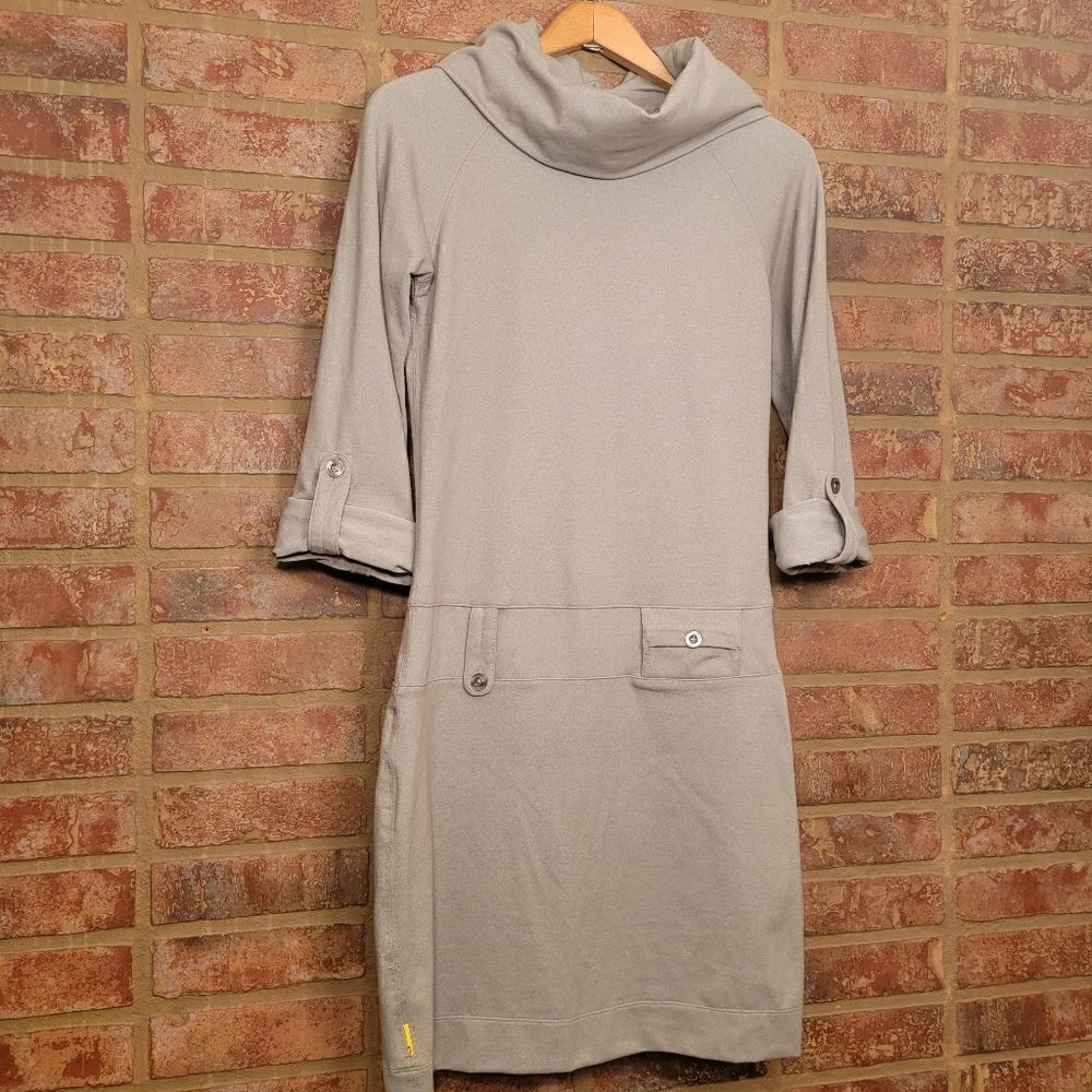 Lole Evolt Dress Cowl Neck in Castlerock Heather size XS